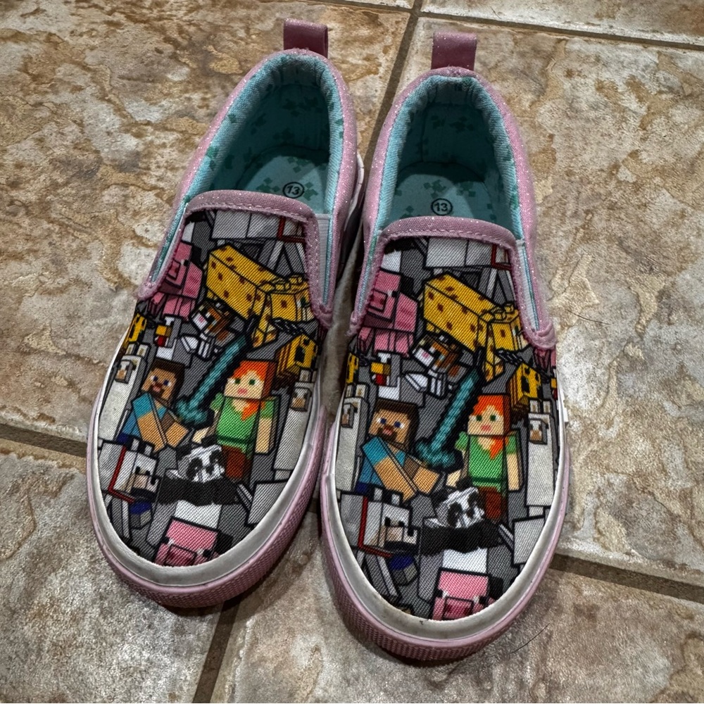 Kids Slip-On Shoes Minecraft